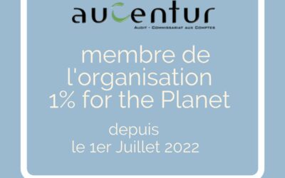 Aucentur adhère de 1% for the planet