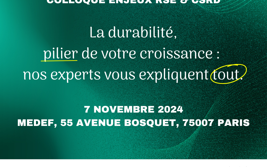 Colloque RSE et CSRD